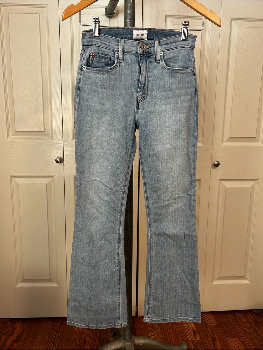 Hudson Jeans size 24 Blair high rise bootcut crop